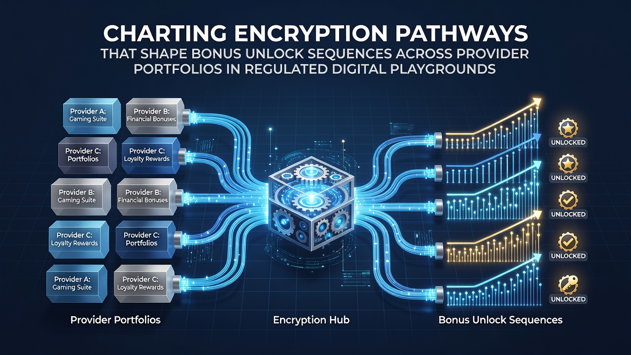 Encryption pathways diagram showing secure data flows in digital gaming platforms